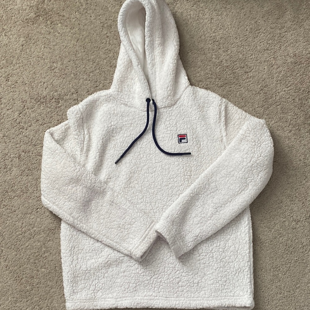 Fila pull over hoodie, size small